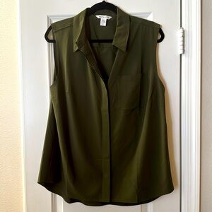 COPY - Athleta Dark Green Button Down Shirt
